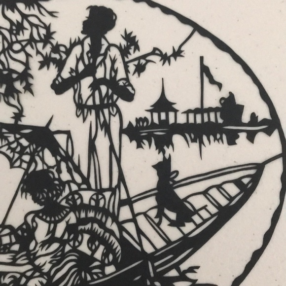 🔥ON SALE🔥Romance Couple💖 Handmade PaperCut Silhouette Scherenschnitte - Picture 4 of 6